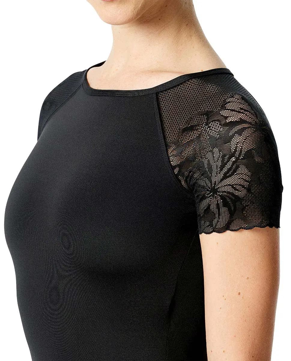 Short Sleeve Leotard Alessia