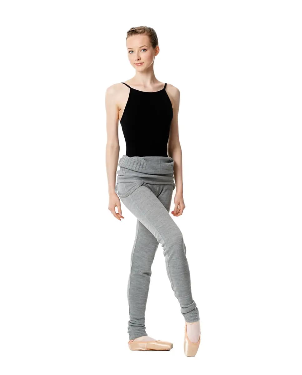 LULLI Knit Warm ups Overalls With Ankle Cuffs