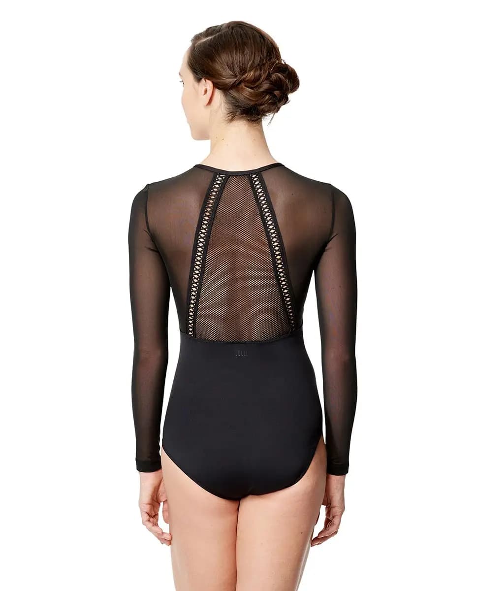LULLI Mesh Black Leotard Simona