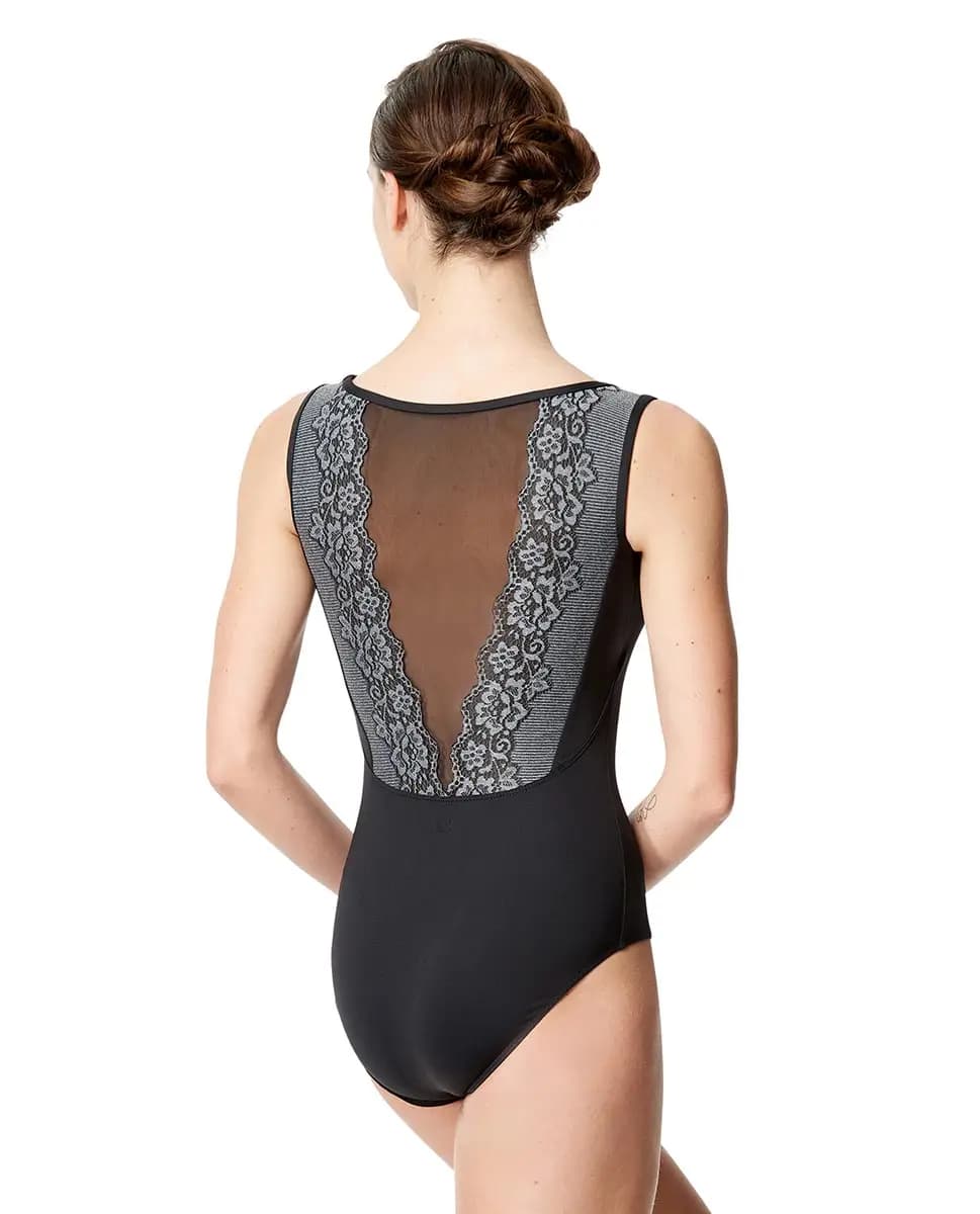 Lace Tank Black Dance Leotard Tierra