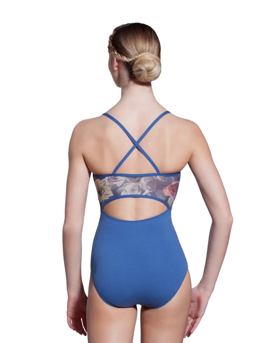 Amelia Camisole Leotard With Crossed Straps