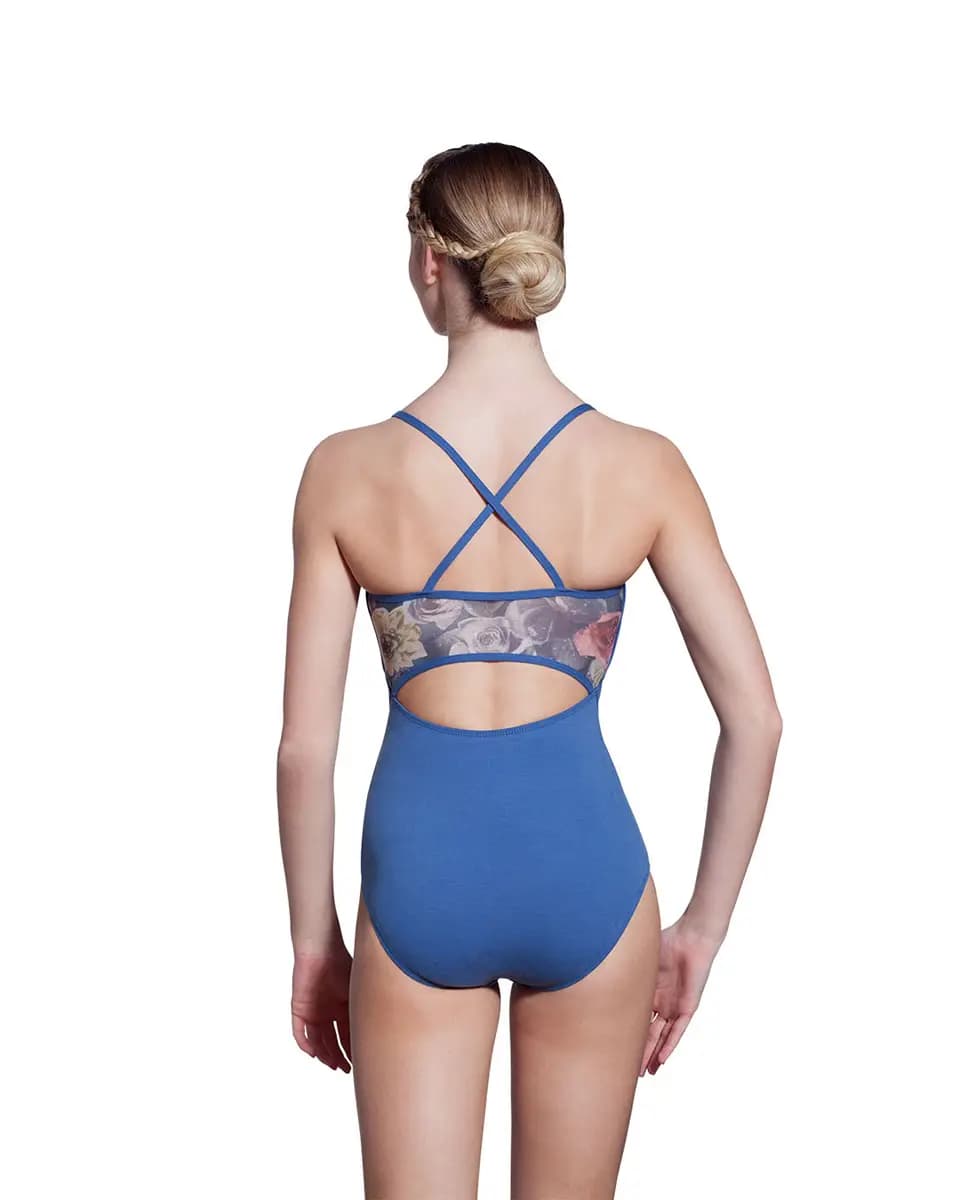 Amelia Camisole Leotard With Crossed Straps