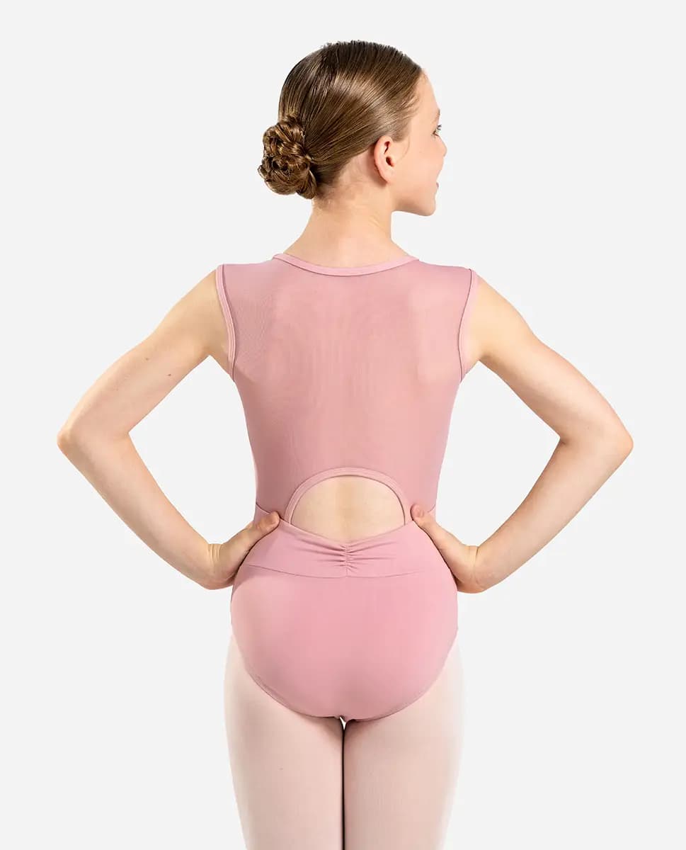 Girls Cap Sleeve Leotard Vera