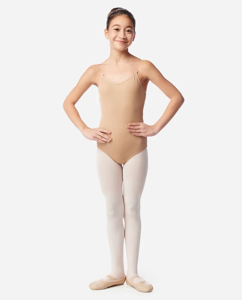 Undergarment Girls Clear Straps Leotard Elouise