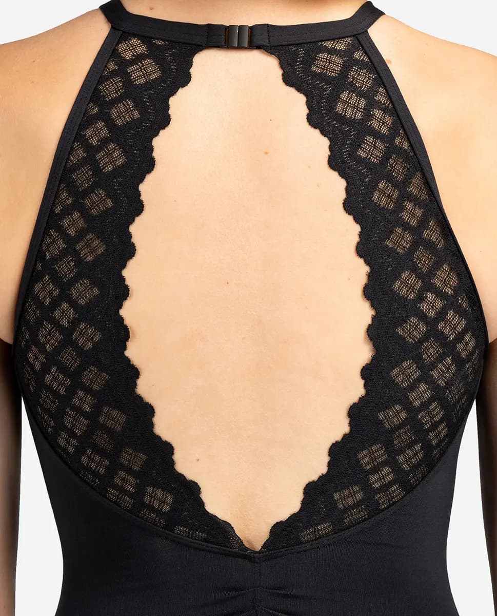 Womens Collar Leotard Elyn