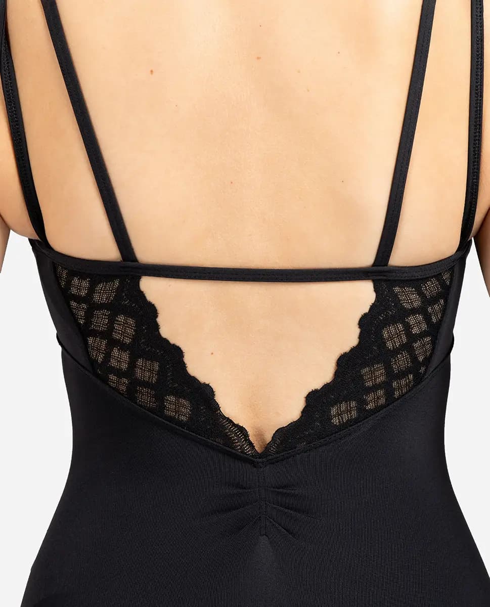 Womens High Neck Leotard Abelia