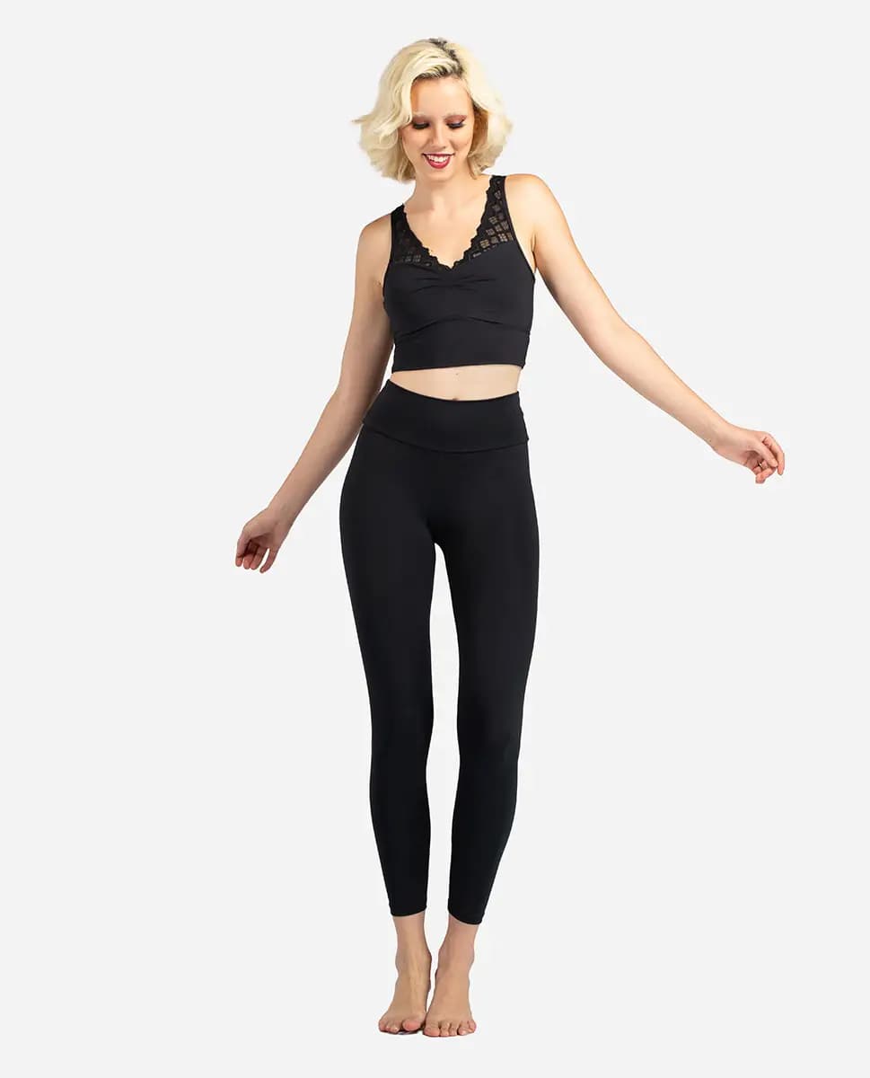 Womens High Waist 7/8 Leggings Aria