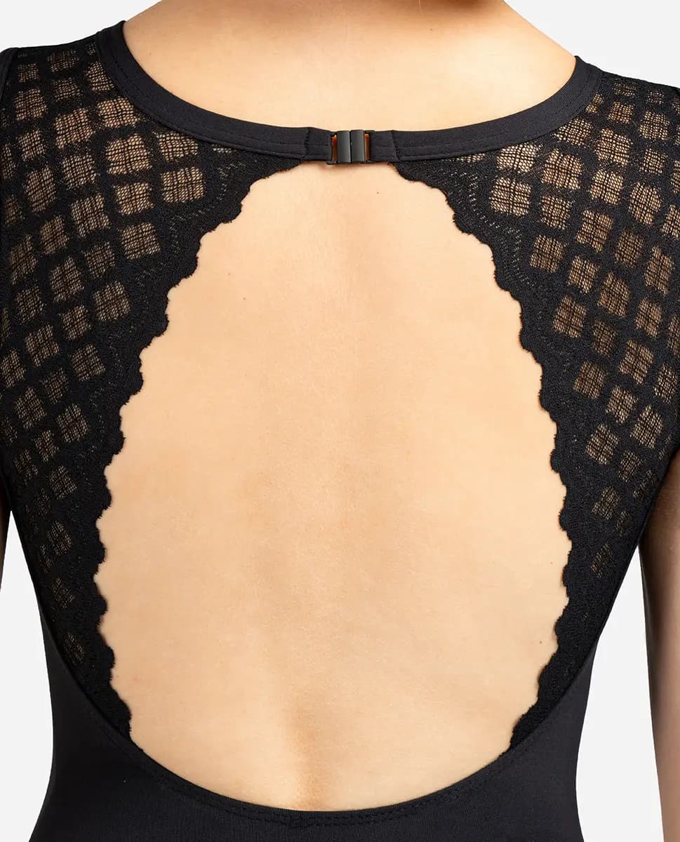 Womens Cap Sleeve Leotard Cantarella