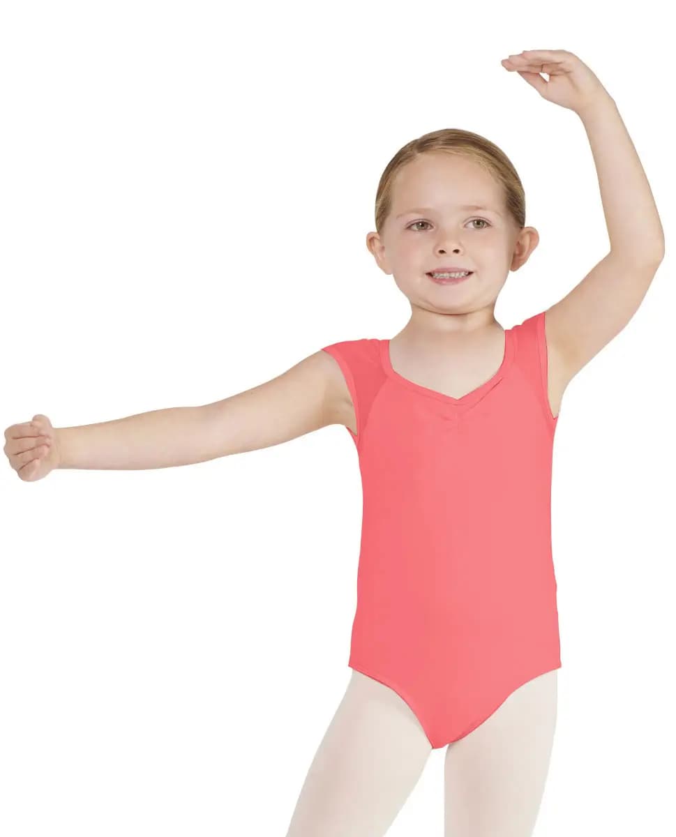 Girls Cup Sleeve Ballet Leotard Marilyn