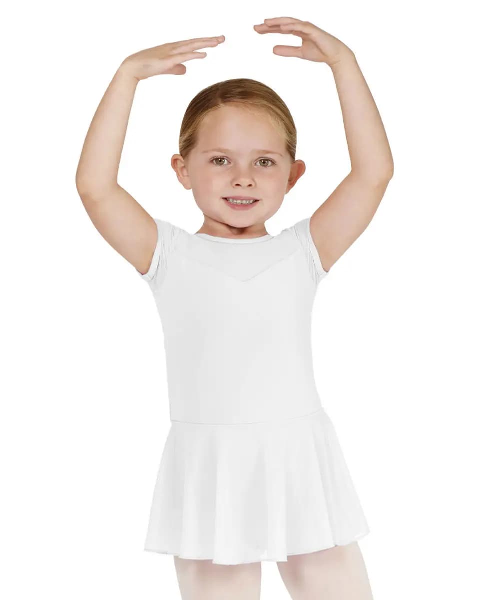 Girls Cup sleeve Skirted Leotard Stacey