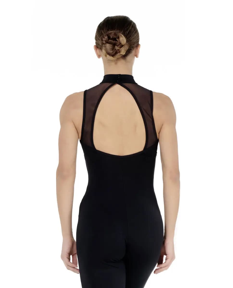 Womens Turtle Neck Mesh Unitard Rachael