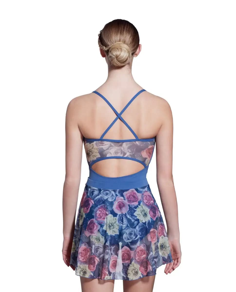 Rose Print Wrap Dance Skirt Allison