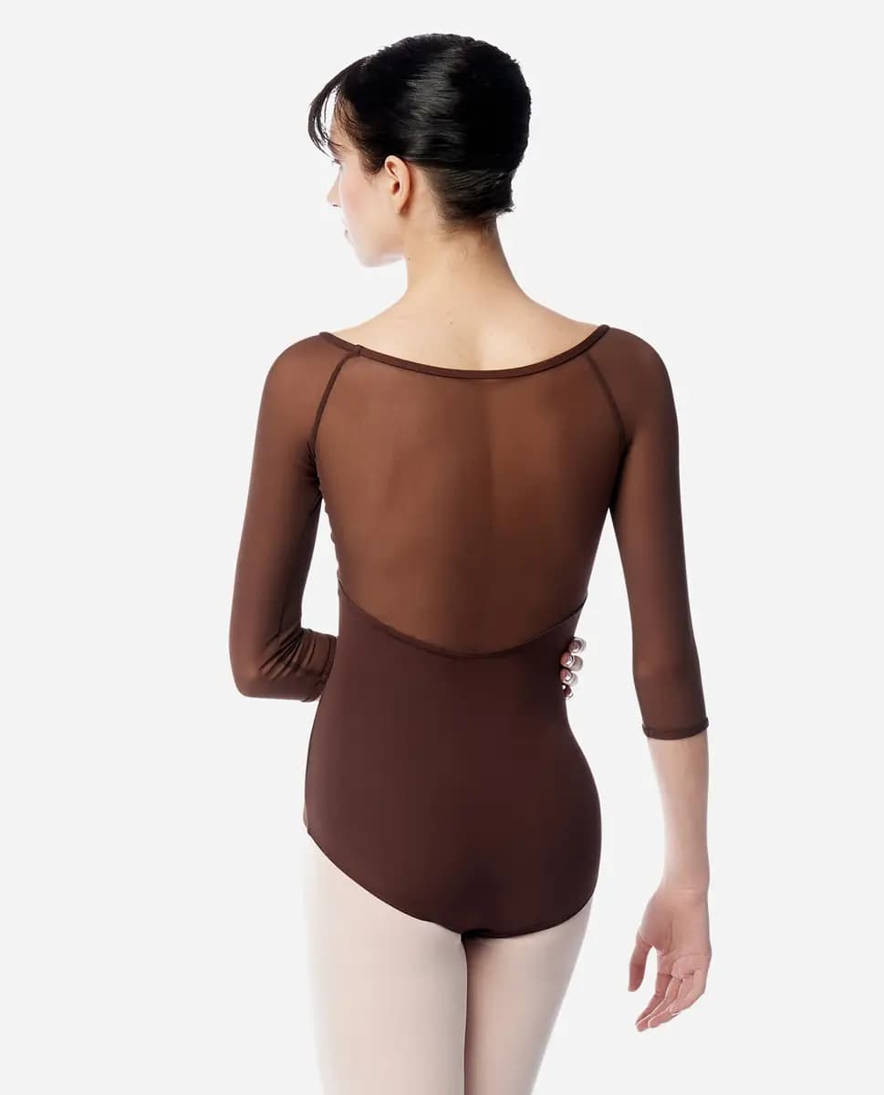 Womens 3/4 Raglan Sleeve Leotard Ayla