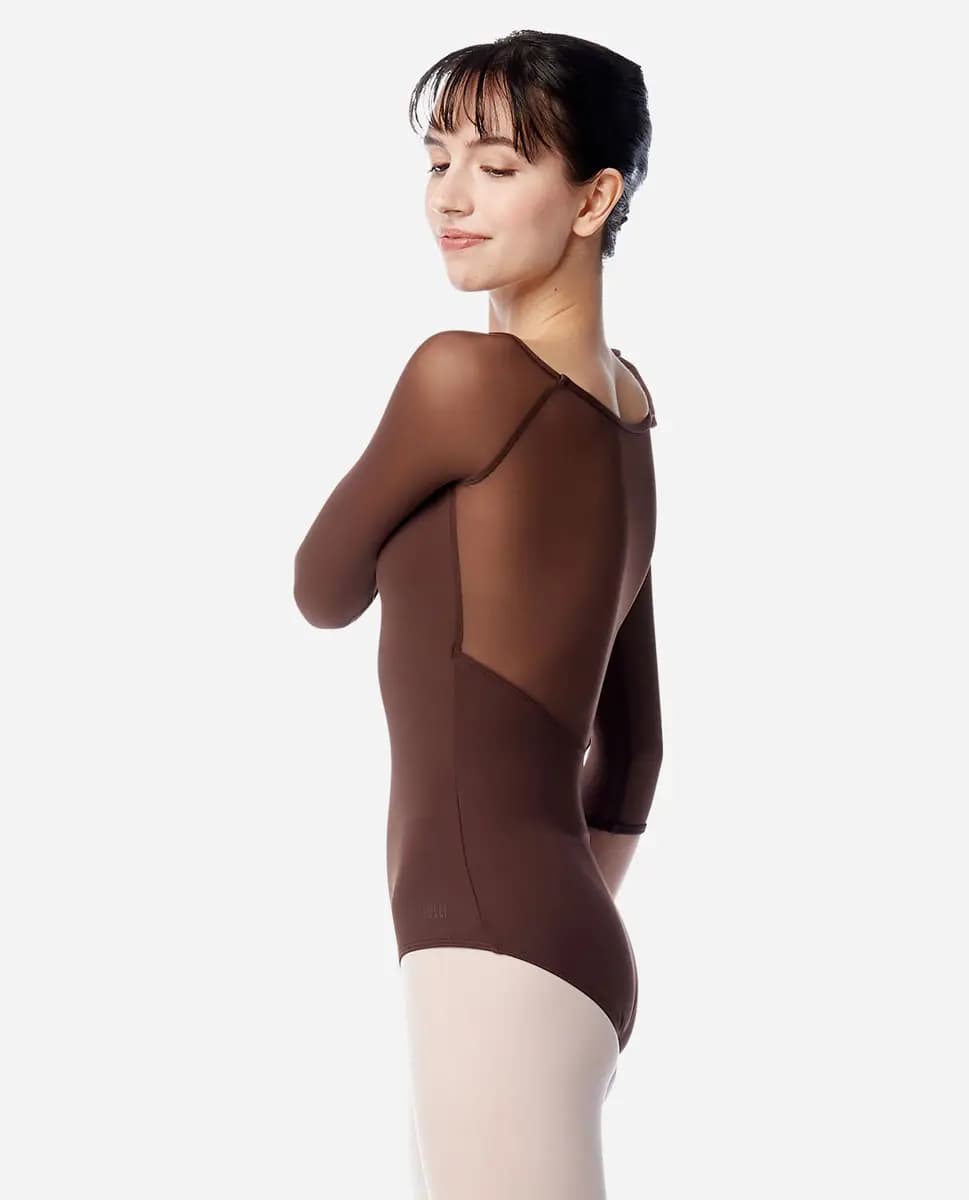 Womens 3/4 Raglan Sleeve Leotard Ayla