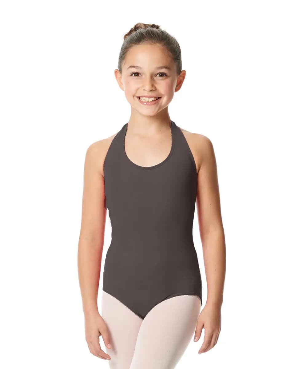 Girls Halter Microfiber Dance Leotard Mallory