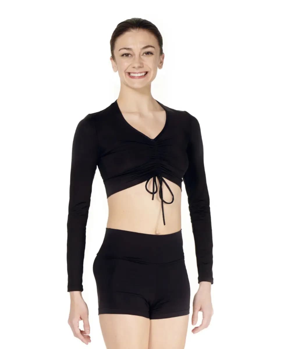 Womens Cropped Warm Up Top Megan