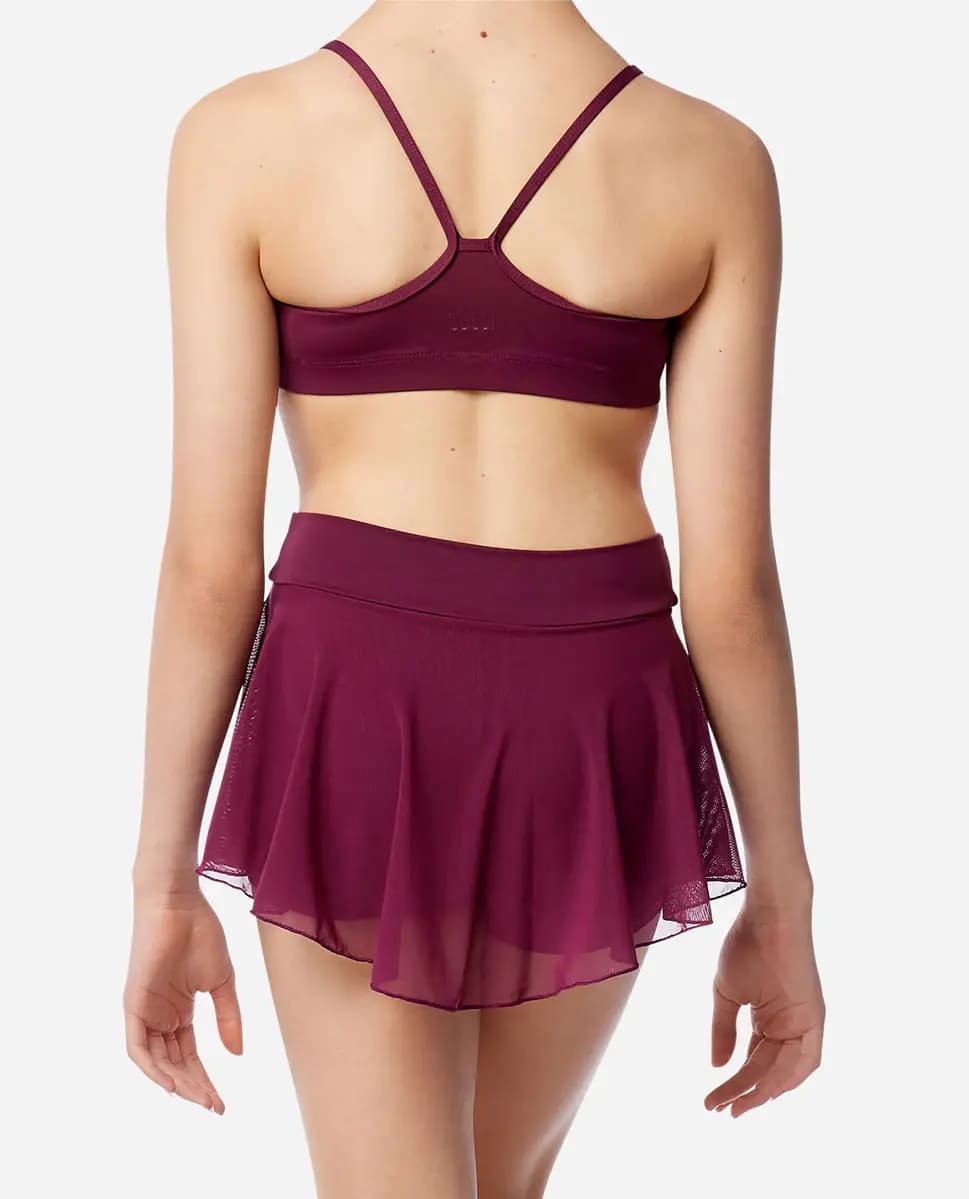 Girls High Waisted Skirted Shorts Amaya