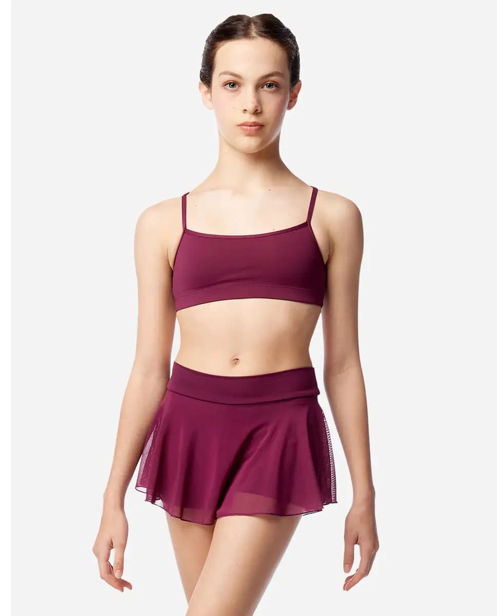 Girls High Waisted Skirted Shorts Amaya