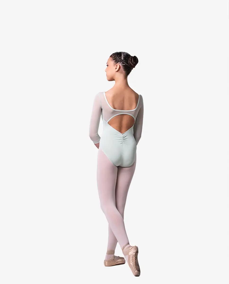 Girls 3/4 Sleeve Dance Leotard Natalia