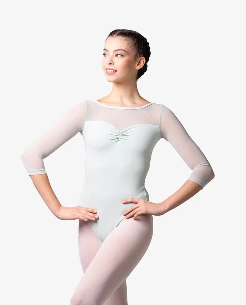 Womens 3/4 Sleeve Dance Leotard Natalia