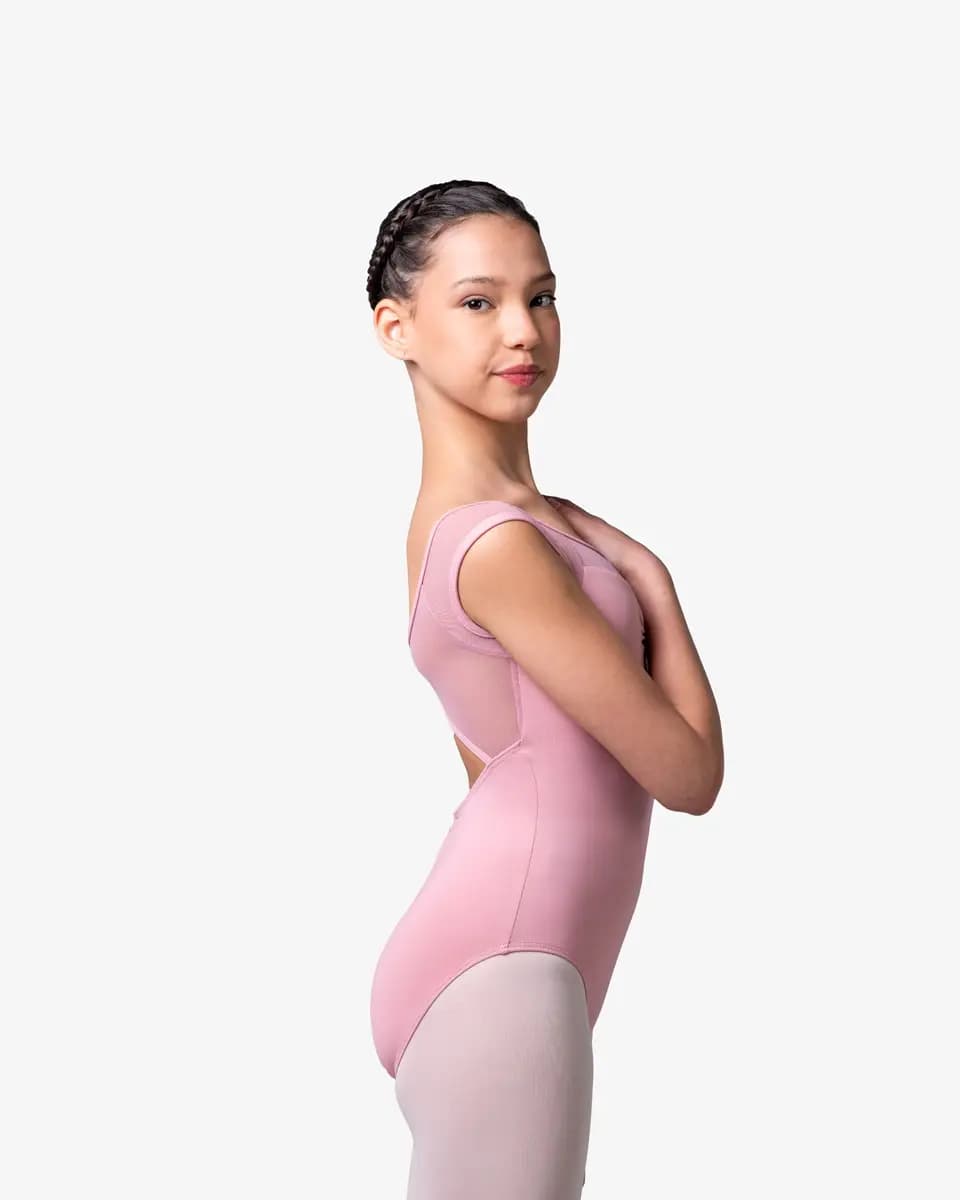 Girls Cap Sleeve Dance Leotard Zoey