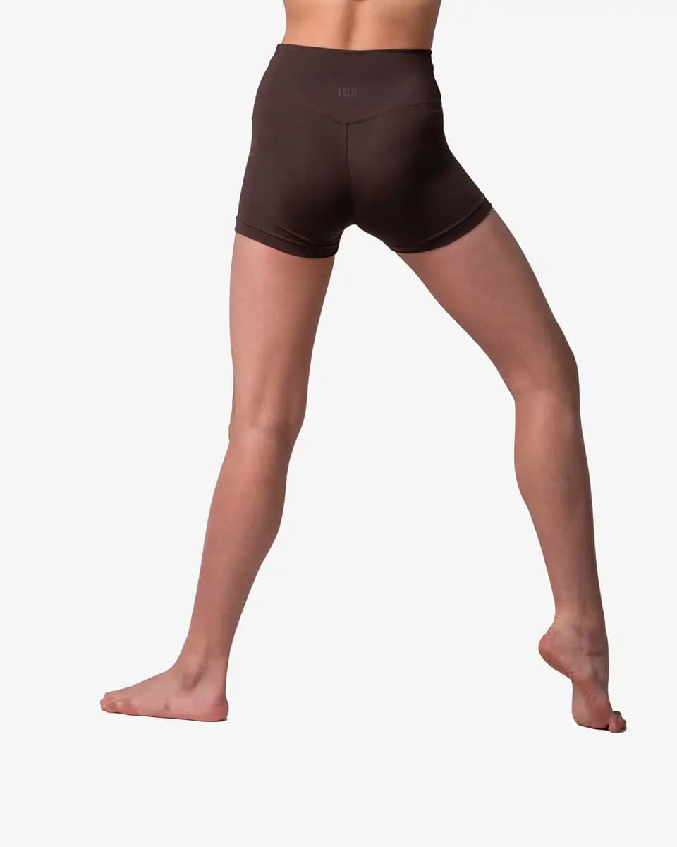 Girls High Waist Dance Shorts Gabriella