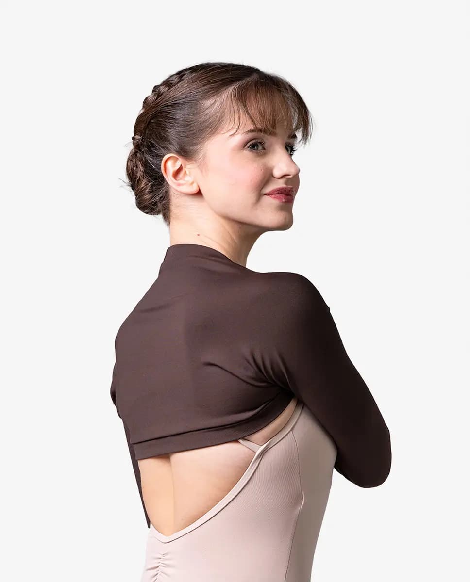 Long Sleeve Mesh Shrug Macie