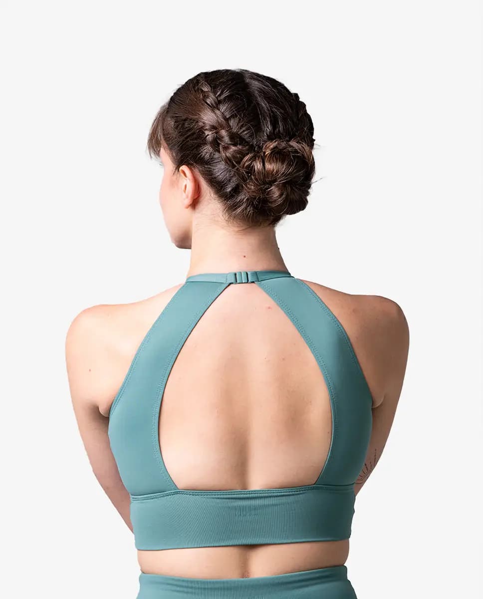 High Neck Crop Dnce Top Maria